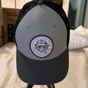 Patagonia Wild Fish Wild Water Two-Tone Trucker Hat with Logo Patch. OS